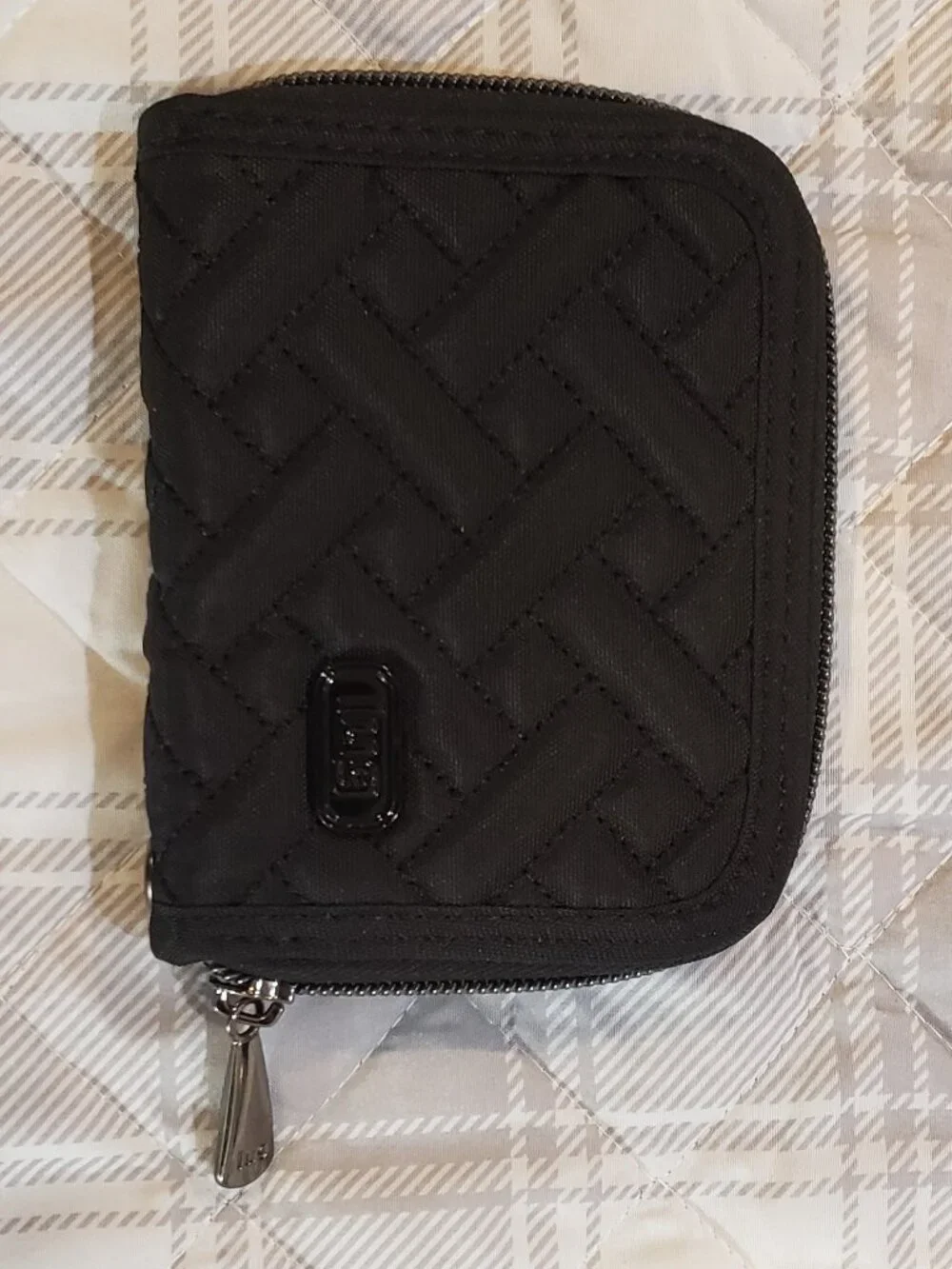 Lug Mini Handspring RFID Wallet in Black